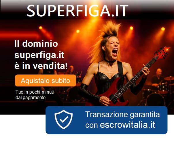 Dominio superfiga.it ideale per contenuti provocatori, ironici, virali e creativi